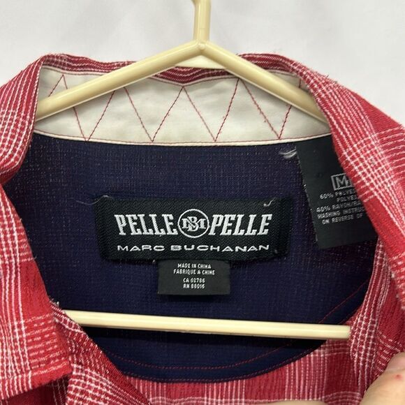 Vintage Y2K Pelle Pelle Marc Buchanan shirt sz M - Picture 3 of 4